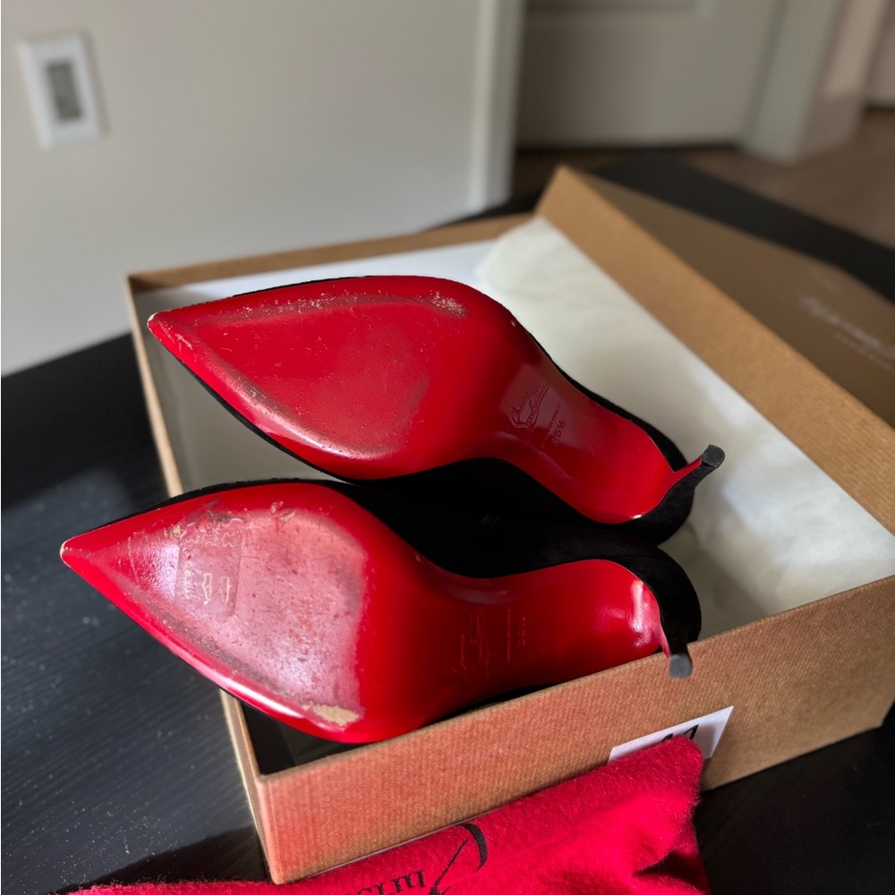 Christian Louboutin Black Ankle Boots